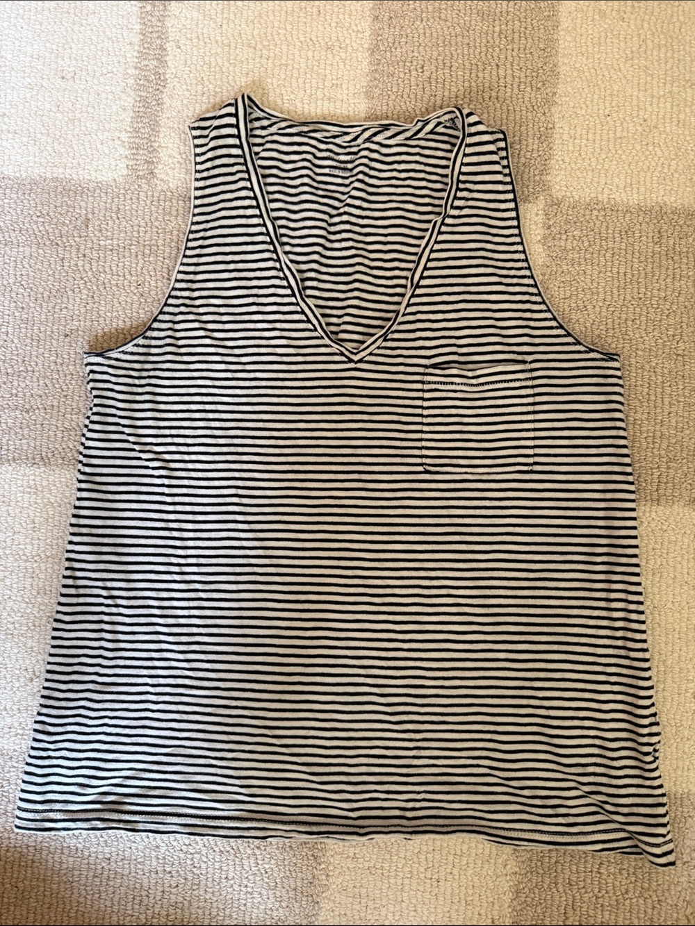 Madewell Cotton Striped Tank Top